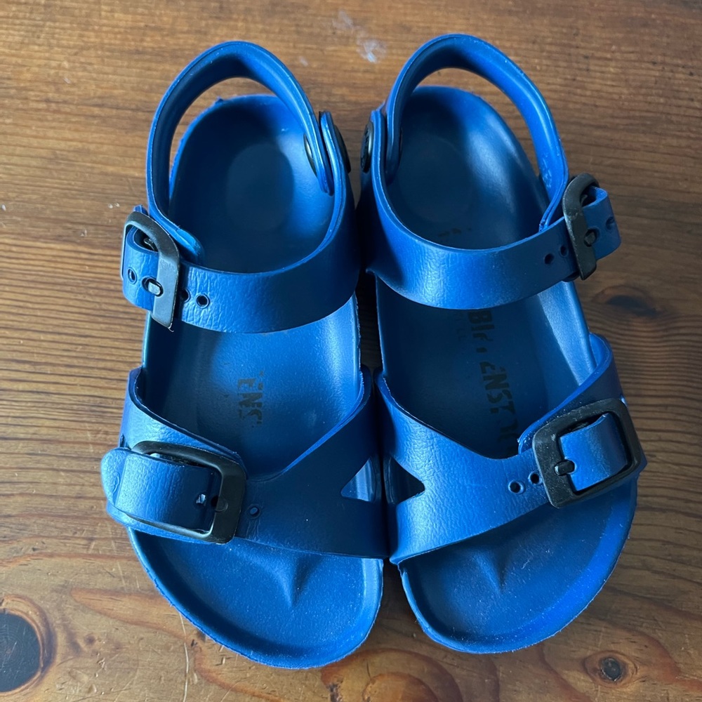 Blue Milano Birkenstocks